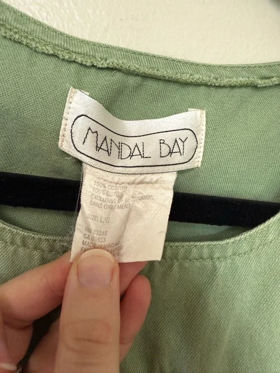 Novelty print Sage Green Sleeveless Embroidered Maxi Dress - Picture 7 of 12